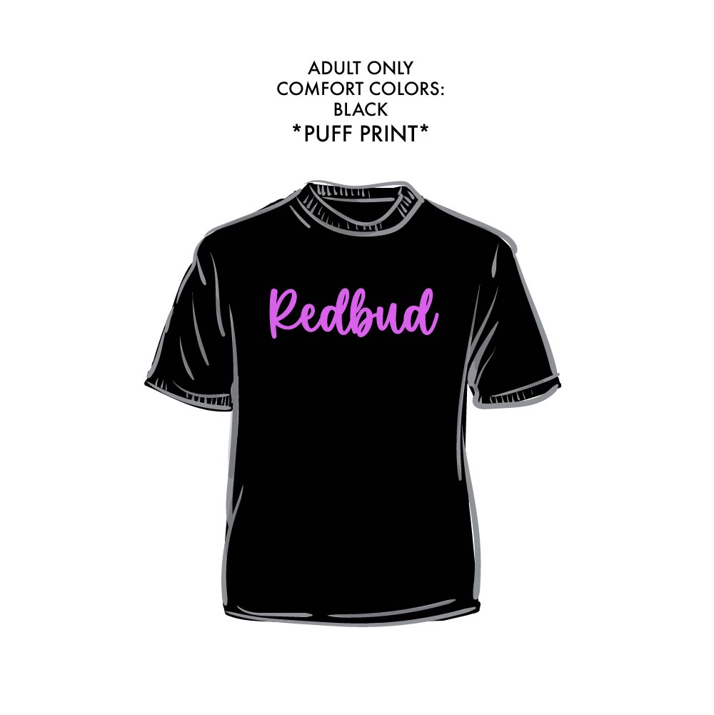 2026 Black "Redbud" Tee